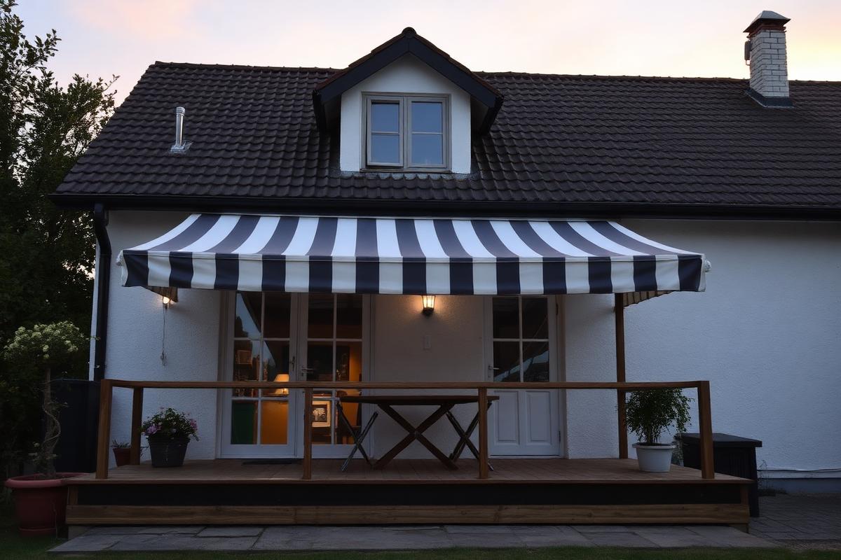 Prix d'un store banne motorisé en Vendée : le vrai budget